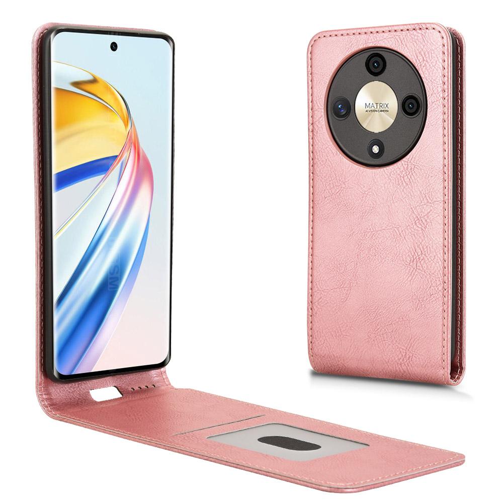 Чехол для Honor Magic6 Lite 5G/X9b 5G с отделением для карт, магнитный откидной кожаный чехол для телефона