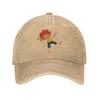 Sein Pumuckl Unisex Women Baseball Caps Anime Cartoon Distressed Cotton Hats Cap Vintage Outdoor Workouts Adjustable Fit Snapback