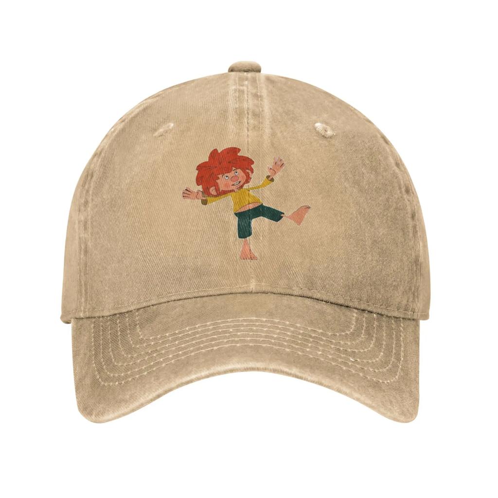 Sein Pumuckl Unisex Women Baseball Caps Anime Cartoon Distressed Cotton Hats Cap Vintage Outdoor Workouts Adjustable Fit Snapback