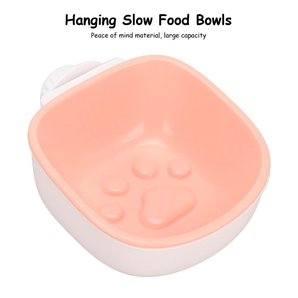 Premium Polymer Slow Feeder Bowl Hanging Pet Water Bowl Durable Hanging Dog Bowl Daily Drinking