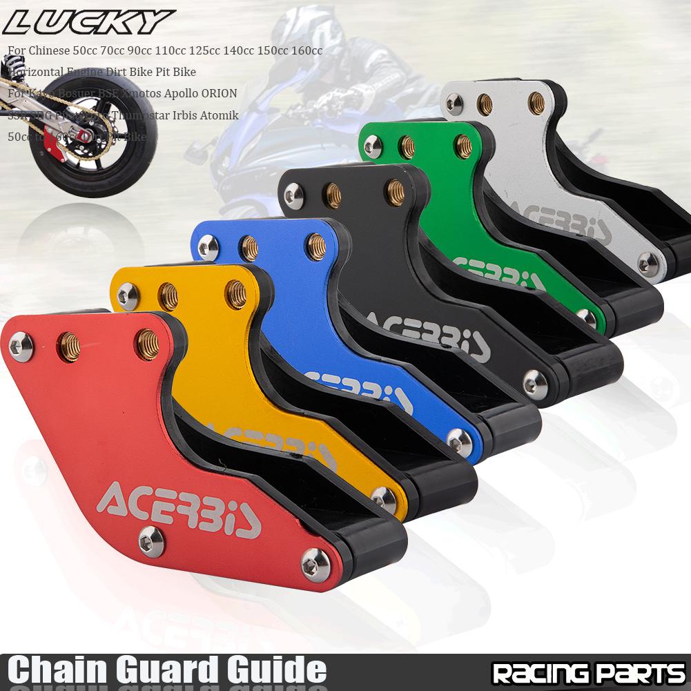 Motorcycle CNC Chain Guard Guide For IRBIS BSE KAYO SSR TTR XR CRF KLX 50 70 90 110 125 140 150 160cc Dirt Pit Bike Scooter NEW