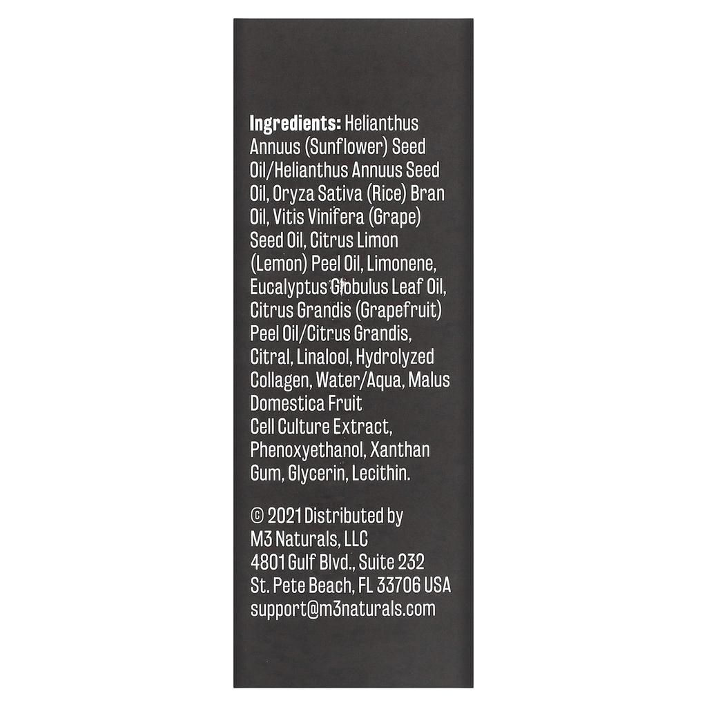 M3 Naturals Anti-Cellulite Massage Oil, 8 Fl Oz (240 Ml)