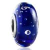 925 Sterling Silver Charm Shimmering Radiant Effervesence Heart Wavy Fancy Murano Glass Bead Fit Popular Bracelet Jewelry