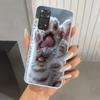 Розовый Кот Лапка Чехол для Телефона для Xiaomi Redmi Note 15 14 14S 13 12S 12 Pro 11S 11 Plus 11T 11E 10S Мягкий Funda Чехол с Принтом Redmi
