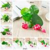 Mini Lotus Flower Artificial Fake Flowers Simulation Lotus Leaf  Bedroom Wedding