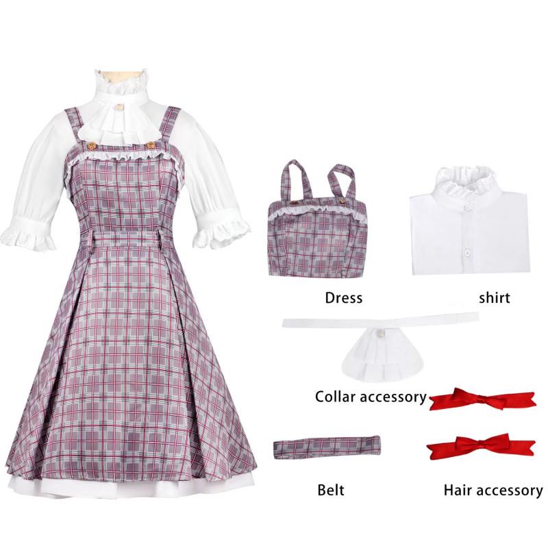 Костюм для косплея Манакаси Хондзё Кандзаки Манами из полиэстеровой ткани, предназначенный для аниме-конвенций и повседневной носки.