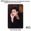 ATEEZ Девятый мини-альбом THE WORLD EP.2 OUTLAW Platform Ver Официальная фотокарточка 1 2 3