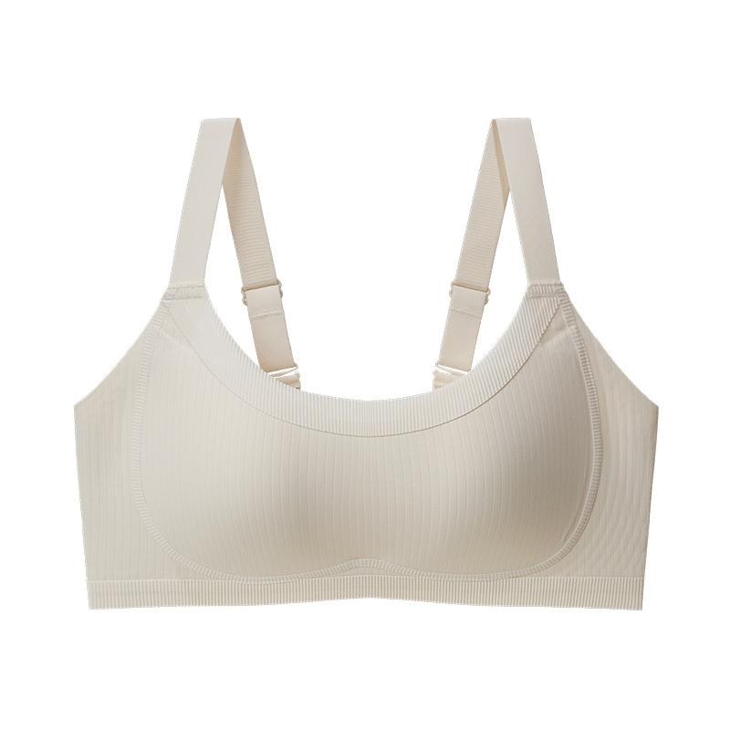 Seamless Plus Size Bra Wireless Bras for Women Full Cup Bra Sexy Underwear Red Color Brassiere M-3XL