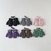 Kids Mittens Winter Waterproof Detachable Lanyard Windproof Gloves Thermal Insulation Baby Toddler Mittens for Boys Girls