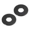Guitar Toggle Switch Washer Plate with Rhythm Treble Ring for Black Electric Guitar, 2 Pieces