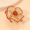 Oversize Geometric Hollow Flower Rings For Women Adjustable Big Ring Wedding Accessories Rings Jewelry