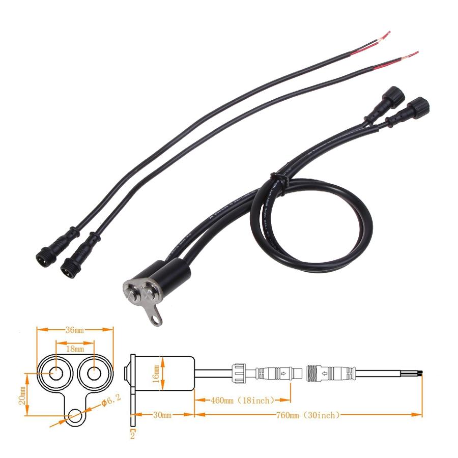 1x Motorcycle Handlebar Switch Horn Engine Manual-return Lock Self-return Button