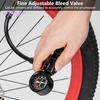 Велосипедный надувной насос, водонепроницаемый, алюминиевый сплав, шкала высокого давления, велосипедный воздушный насос, товары для дома