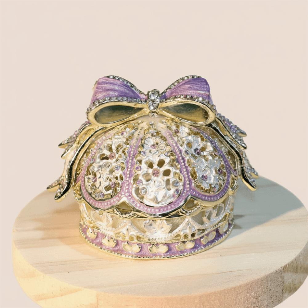 Desktop Design Enamel Color Crown Mini Size Ring Holder Creative Gift Box Room Decorations