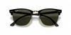 Ray-Ban Солнцезащитные очки Clubmaster Classic RB3016 W0365 51 - Черный эбони и золото / Зеленые линзы G-15