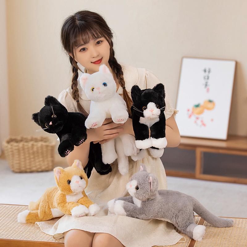 Мультяшный котенок Кукла Плюшевая игрушка Кукла-кошка Детская Подушка-компаньон для сна Кукла