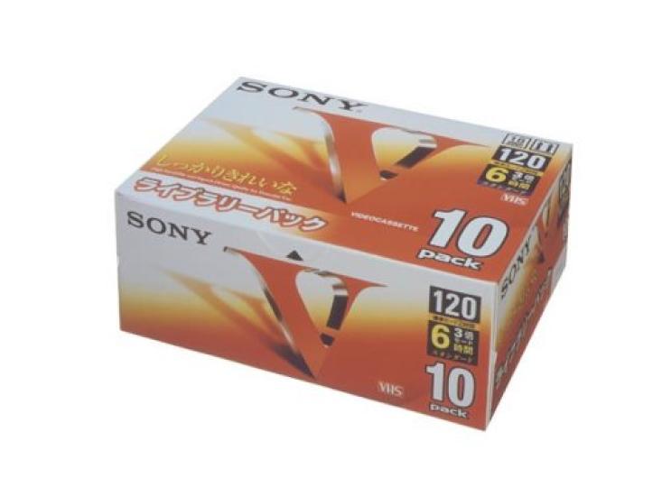 Sony Запись видеокассета VHS 120 минут 10 томов стандарт 10T120VL