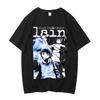 2024 Anime Serial Experiments Lain Graphic Print T Shirt Men Iwakura Manga Girl Sci Fi Short Sleeve Fashion T Shirt Women