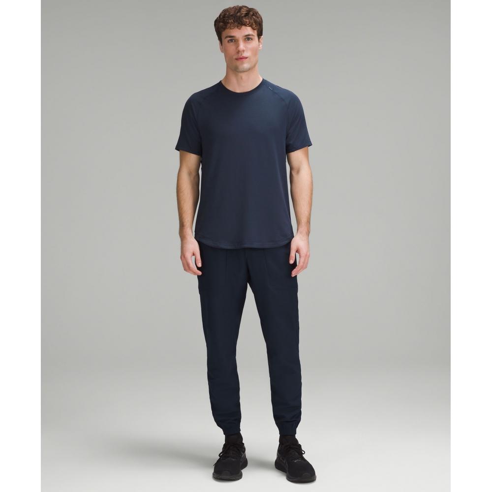 Lululemon Рубашка с коротким рукавом License To Train True Navy