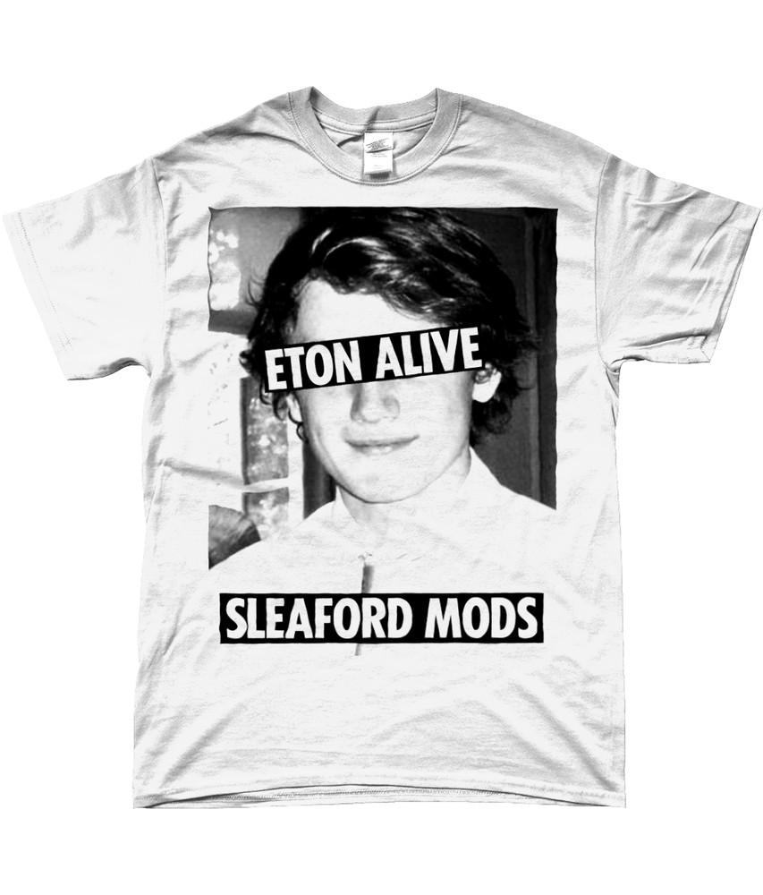 Sleaford Mods Eton Alive Футболка Панк OI Мрачный UK Унисекс Футболка