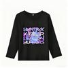 K-Pop Истребители Демонов Футболки с длинным рукавом для девочек Кавайные мультяшные топы с принтом Детские повседневные футболки Осенняя детская одежда