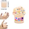 Праздничный набор Fluffy Butter Slime 2,37 унции, нелипкий ароматизированный DIY-набор для творчества, мягкое средство для снятия стресса для вечеринок и праздничных подарков