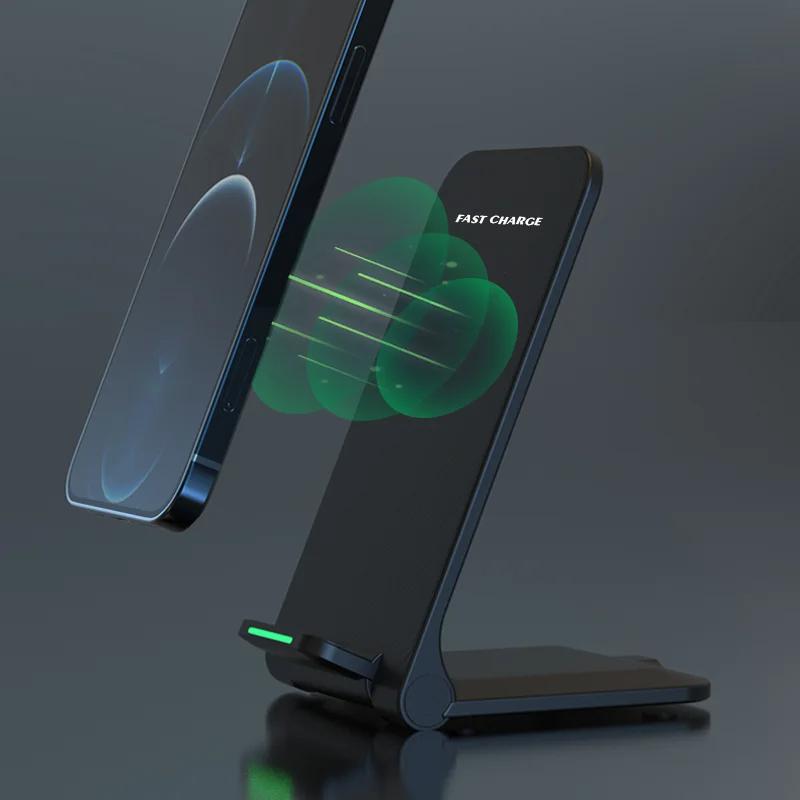 Stand 30w Charger Foldable Wireless Qi Fast Charging Station Phone Holder For Iphone 14 13 12 X Samsung Galaxy Apple Watch Airpods Pro