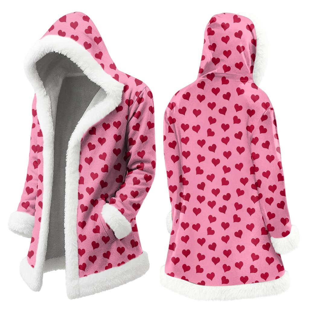 Унисекс кардиган с капюшоном и карманами, теплая верхняя одежда