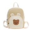 Cartoon Bear Children's Handbags Canvas Kids Travel Bag Cute Kids Backpack  for Teenager
