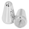 Guitar Pickup Switch Knob Guitar Toggle Switch Knob Tip 2 Pieces Brass Housing ST TL (Silver)