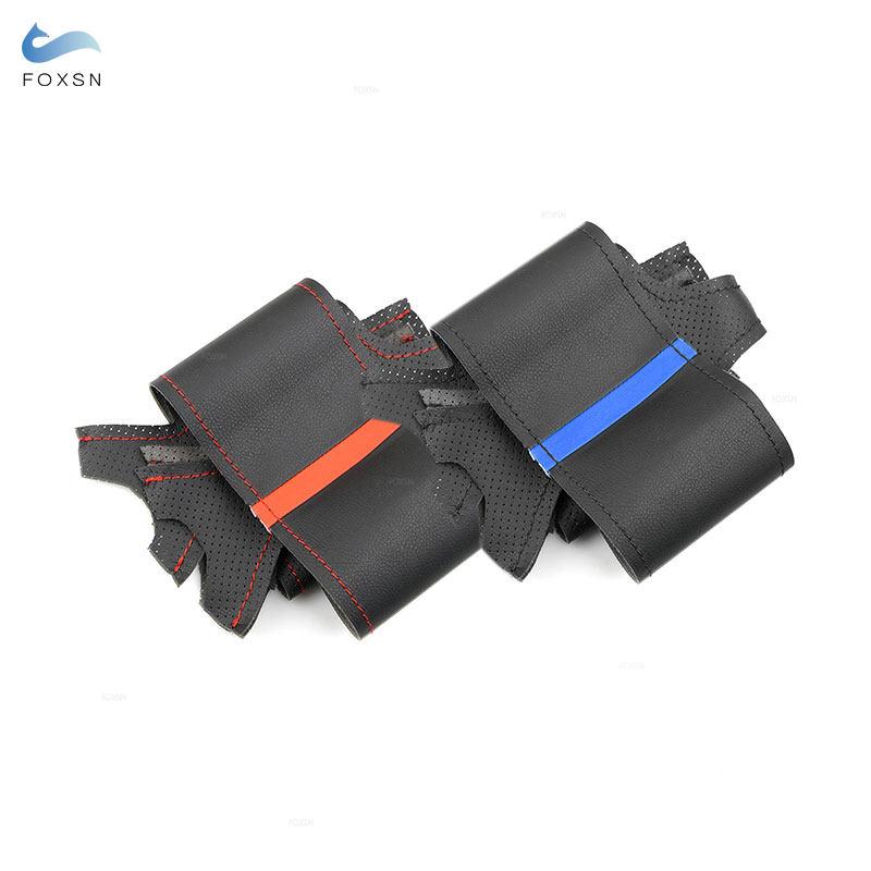 Автомобильный чехол на руль с кожаной отделкой для Toyota Land Cruiser Prado 120 Tacoma 4Runner Hilux Sienna Tundra для Lexus LS400