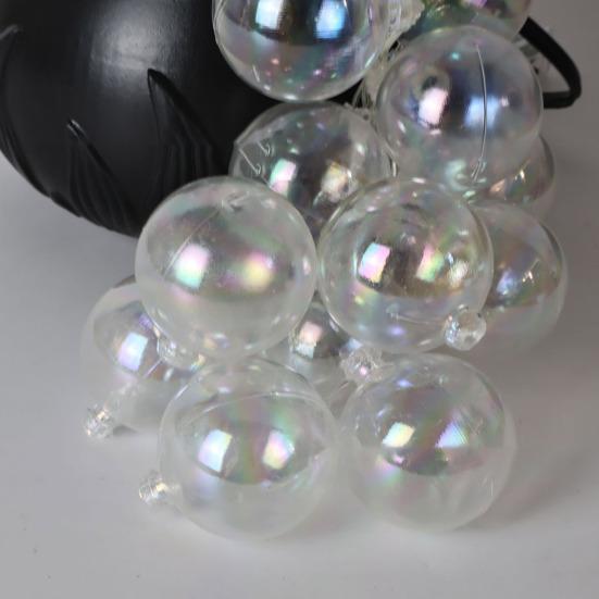 Lighted Witch Cauldron Set DIY Bubbling Witch Cauldron Set with Lights Indoor Witch Cauldron Centerpiece for Hocus Pocus Halloween Party Decor