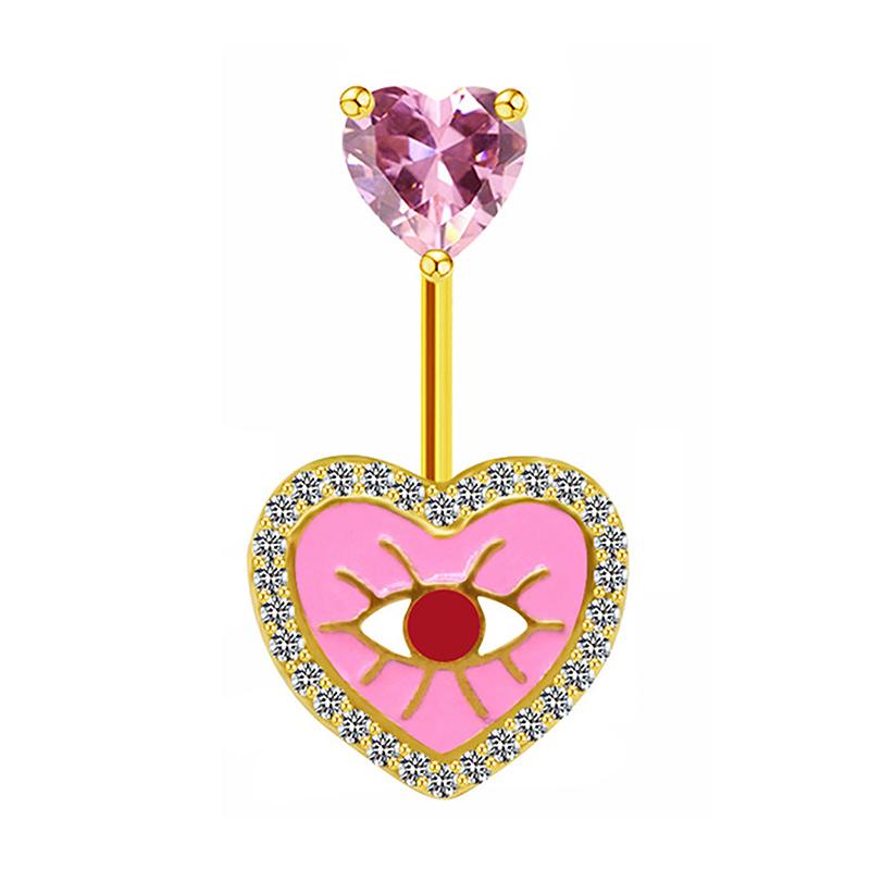 Кольцо для пупка в виде глаза быка-дьявола для девушек, модное украшение для пирсинга пупка в виде летучей мыши, подвеска для пирсинга тела, женские украшения