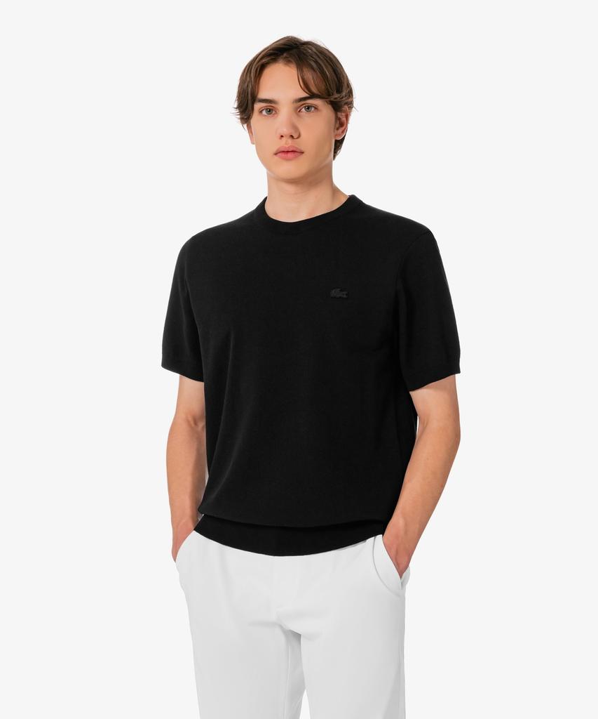 LACOSTE Men'S Solid Short Sleeve Crew Neck Pullover Ah324E-56G 031