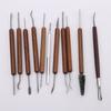 6/11PCS Sculpting Tool Pottery Wood Handle Set Wax Carving Sculpt Smoothing Polymer Shapers Pottery Clay Ceramic Tool Accessor