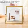4/6-дюймовая фоторамка, простой стиль, прозрачные акриловые рамки для фотографий ручной работы, рождественский подарок, украшение для домашнего стола