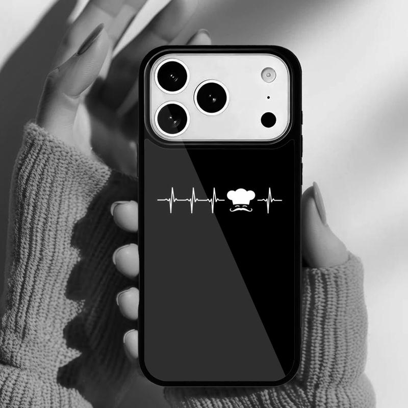 Люблю выпекать Шеф-нож мягкий Чехол для телефона для iPhone 17 16 15 14 13 Pro Max Задняя крышка для 12 11 Pro Coque