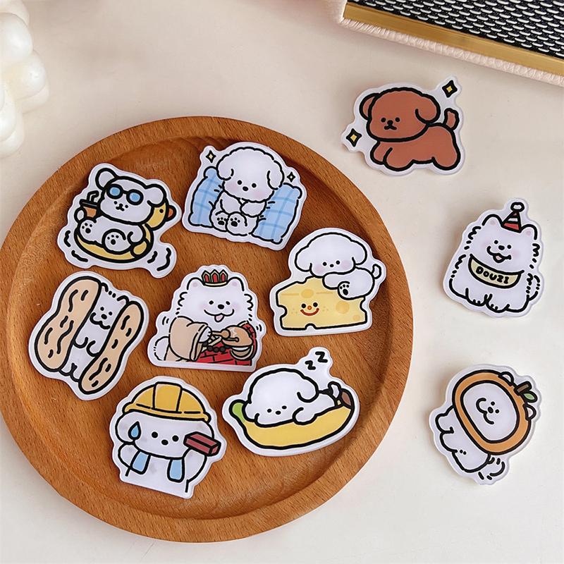 Cartoon Animal Brooch Acrylic High-Quality Versatile Fashionable Pin Clothes Collar Lapel Pin Backpacks Metal Badges Jewelry