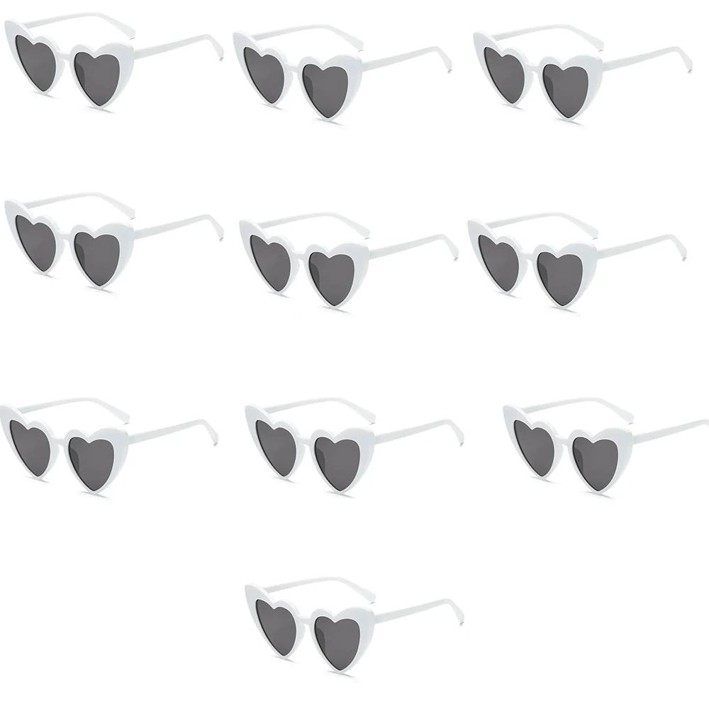 Bachelorette Party Sunglasses Wedding Bridal Shower Decor Hen  Supplies Bride To Be Bridesmaid Gift Heart Shaped Glasses