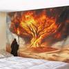 2D Moses Burning Bush Backdrop for Religious & Passover Celebrations