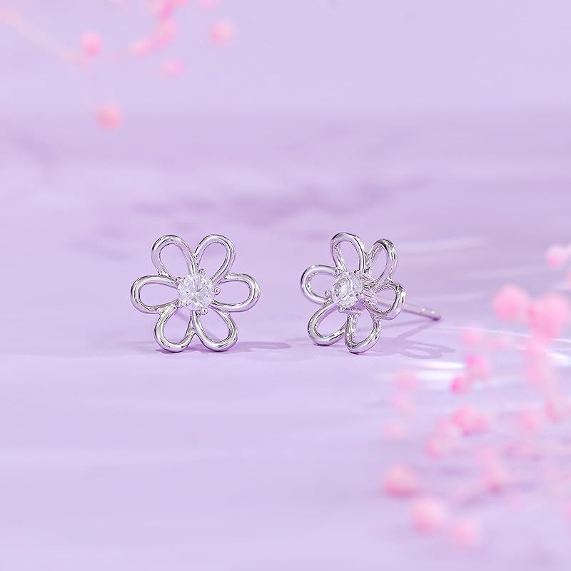 Moissanite Earrings Diamond Earrings Ladies Earrings Highest Grade Color Grade VVS1 D Color Moissanite Both Ears S925 Silver 18K White Gold Plating