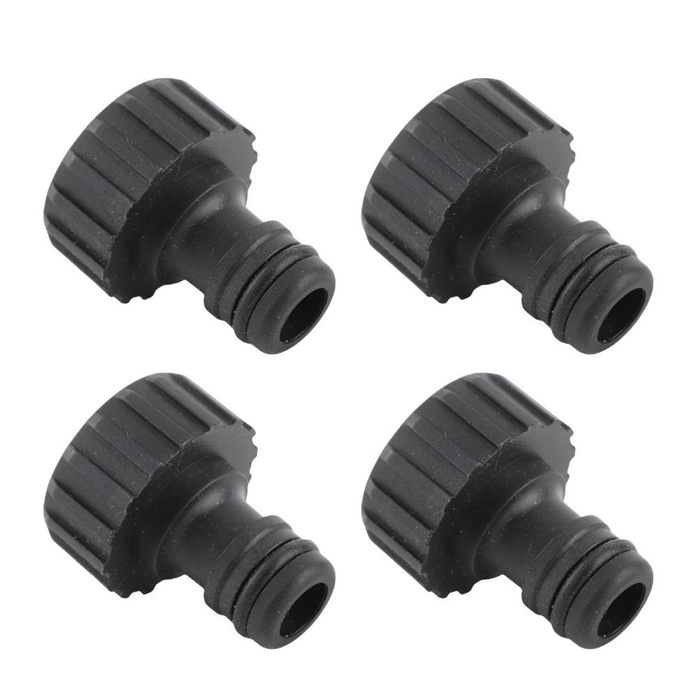 10Pcs Plastic Nipple Connector Black Hose Adapter Durable Hose Connector Outdoor Cleaning