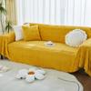 New Autumn Winter Solid Color Plush Sofa Towel Cloth Sofa Blanket Full Cover Universal Couch Towel Dust Proof Sofa Cushion Cover