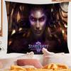 1 шт. Игровое искусство StarCraft 2 Гобелен Печать Арт Японский настенный гобелен Аниме Настенное украшение для дома