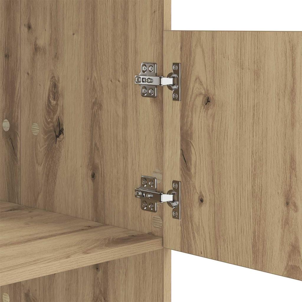 Laundry Cabinet Artisan Oak 50 x 68 x 162 cm Wood based Panel