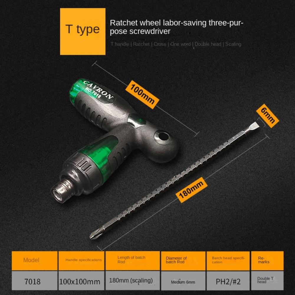 Hand Tools Ratchet Screwdriver Set Ratchet Wrench Bits Screwdriver Kit Dual-purpose Screwdriver
