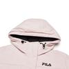 Fila Оригинальная теплая модная длинная парка с капюшоном, пуховик, женская верхняя одежда, дымчато-фиолетовый, лотосово-розовый F11W449911FPK
