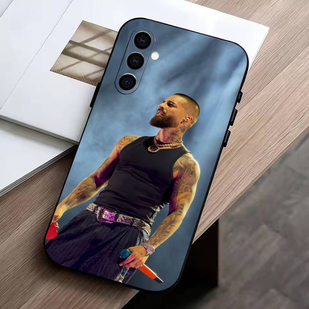Singer-M-Maluma Phone Case For Samsung Galaxy A73,A72,A71,A70,A53,A52,A51,Soft Silicone Black Cover