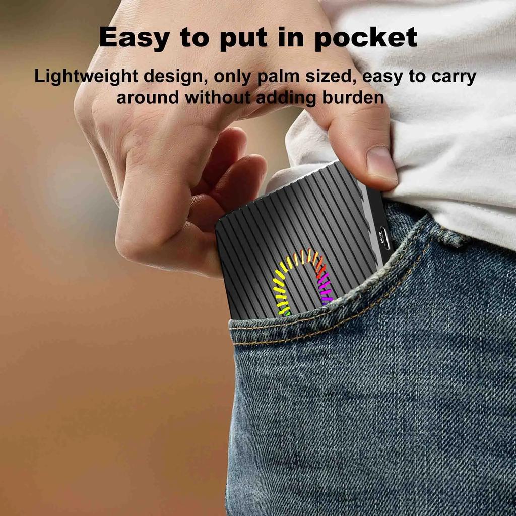 Двухсекционный корпус для M2 NVME SSD с RGB 10 Гбит/с PCIe NVME док-станция USB3.2 GEN2 Твердотельный M.2 Адаптер для бокса для жесткого диска для ПК