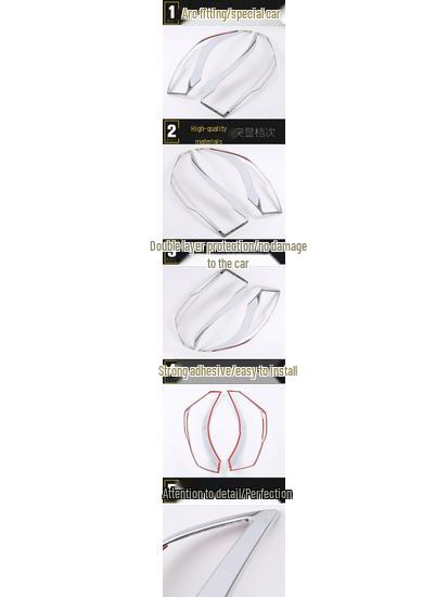 GS4 Крышка фары Яркое кольцо: Декоративная рамка с гальваническим покрытием для 15 моделей